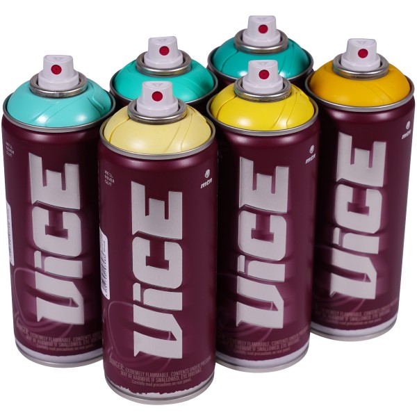 MTN "Vice" Sixpack Shiny Mint Tones (6x400ml)