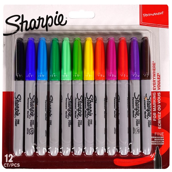 Sharpie "Fine" Marker 12er Set (1mm)