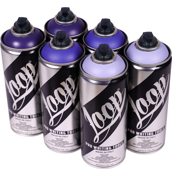 Loop "Multi Color Sixpack - Cold Blue Tones" (6x400ml)