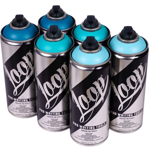 Loop "Multi Color Sixpack - Turquoise Tones" (6x400ml)