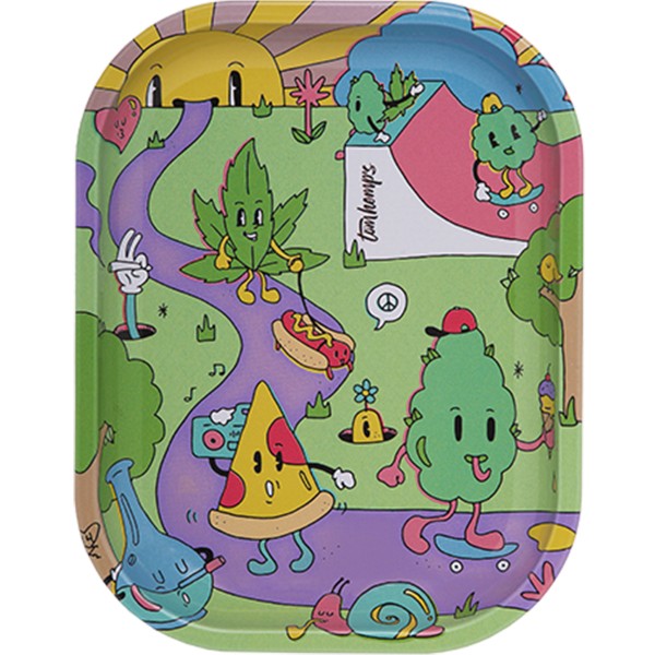 Tom Hemps "Weedland Rolling Tray" Drehunterlage - Small