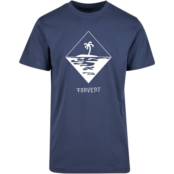 Forvert T-Shirt "Morro Bay" Vintage Blue