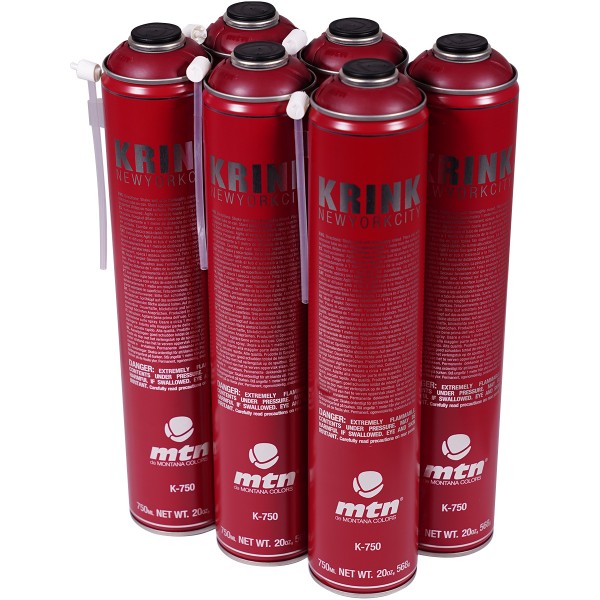 MTN "Krink K-750 Ltd. Edition One Color Sixpack - Red" (6x750ml)