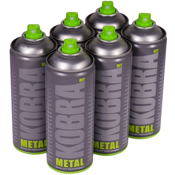 Kobra "New DIY Metallic Sixpack Silver HP047" (6x400ml)