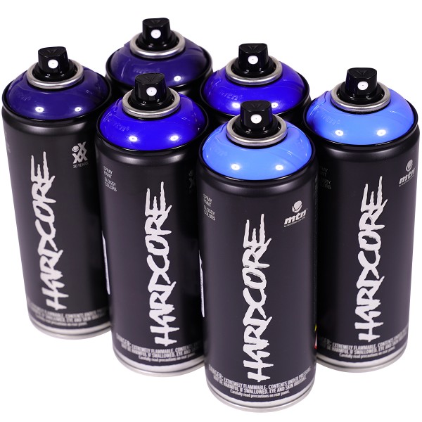 MTN Hardcore 2 "Multi Color Sixpack - Cold Night Tones" (6x400ml)