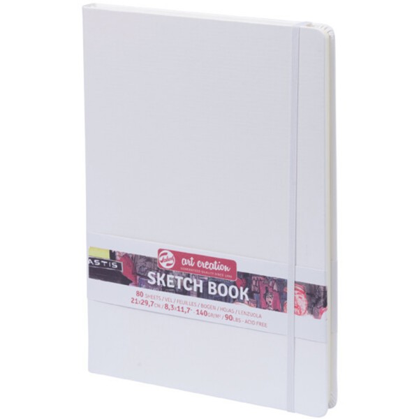 Talens "Art Creation Hardcover A4 Sketch-Notizbuch" (21x29,7cm) Hochformat - Weiß
