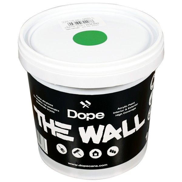 Dope Acryl Premium Wandfarbe "The Wall 1L" Green