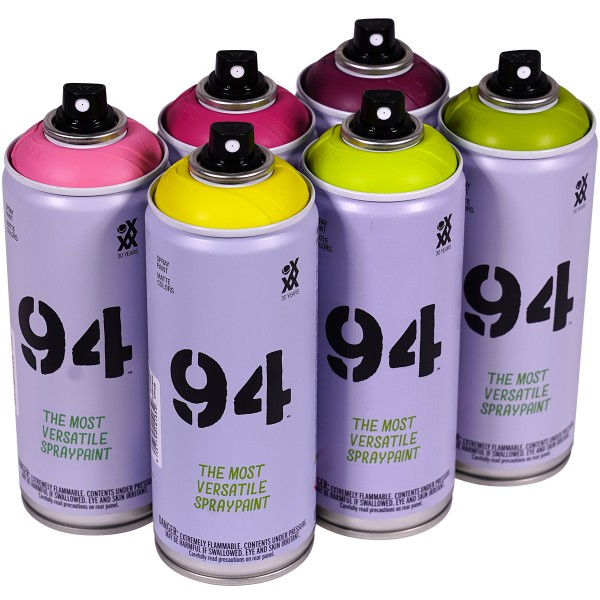 MTN 94 "Multi Color Sixpack - Sweet Shine Tones" (6x400ml)