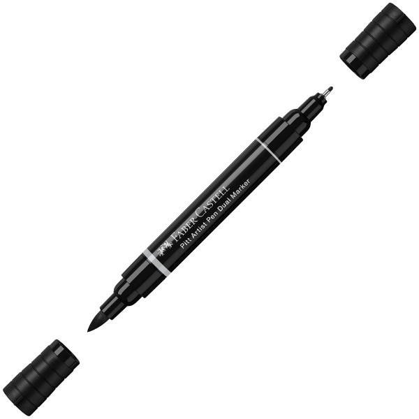 Faber-Castell "Pitt Artist Pen Dual Marker Farbe 199" Tuschestift - Black