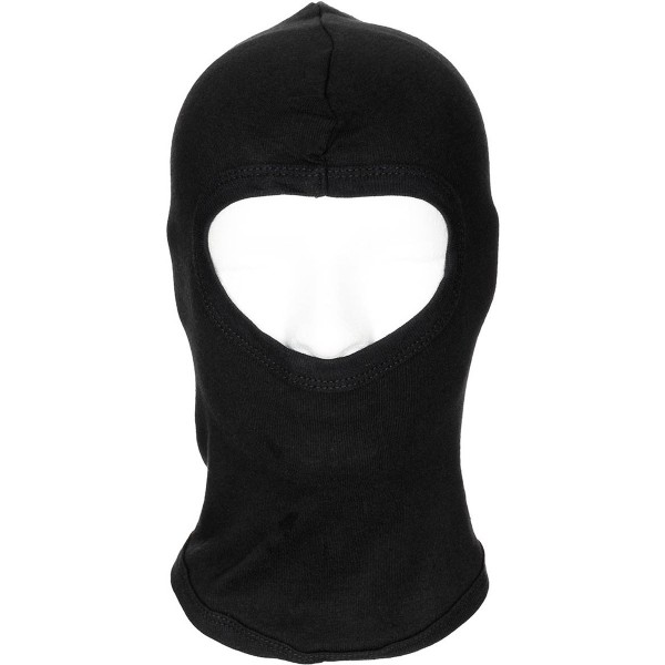 Maske "Balaclava - 1 Loch (dünn)" Baumwolle - Black