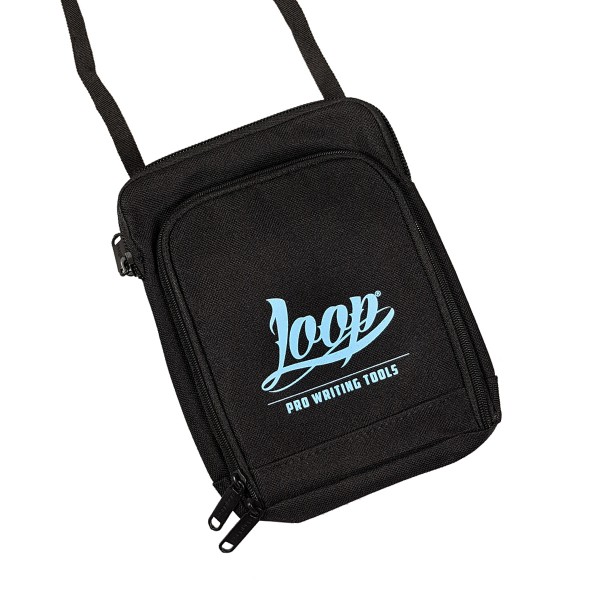 Loop "Shoulder Bag" Umhängetasche - Black/Light Blue