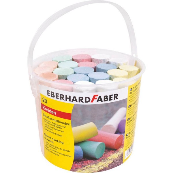 Eberhard Faber "Straßenmalkreide" 20er Eimer