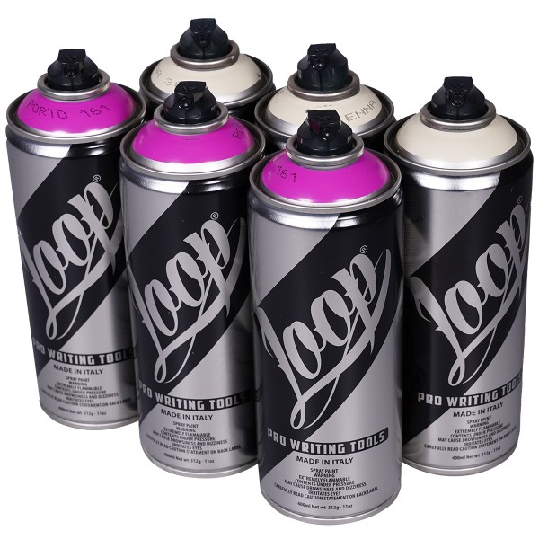 Loop "Multi Color Sixpack - Raspberry Cake Tones" (6x400ml)