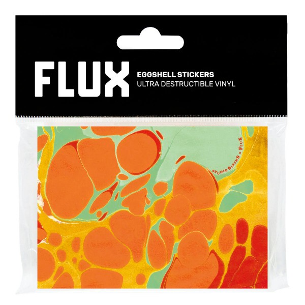 Flux "Eggshell Stickers" Studio Stains Ltd. Edition 50 Stk. (7x10cm)