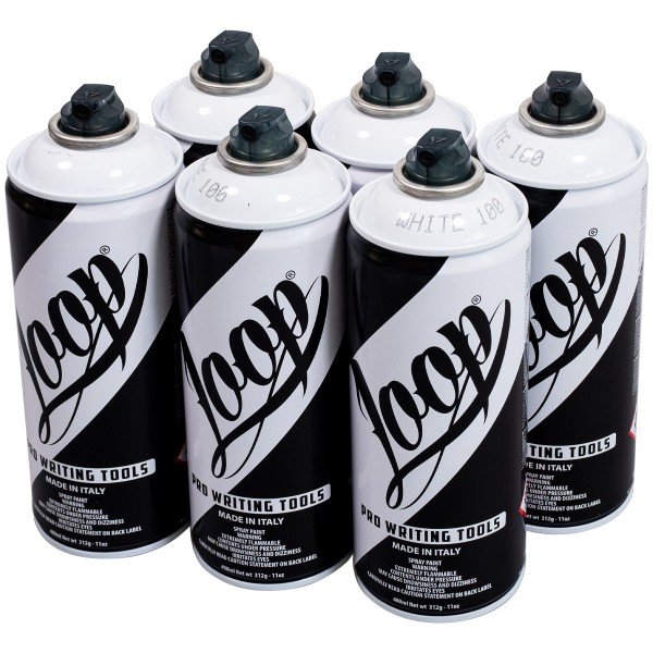 Loop "One Color Sixpack - White LP-100" (6x400ml)