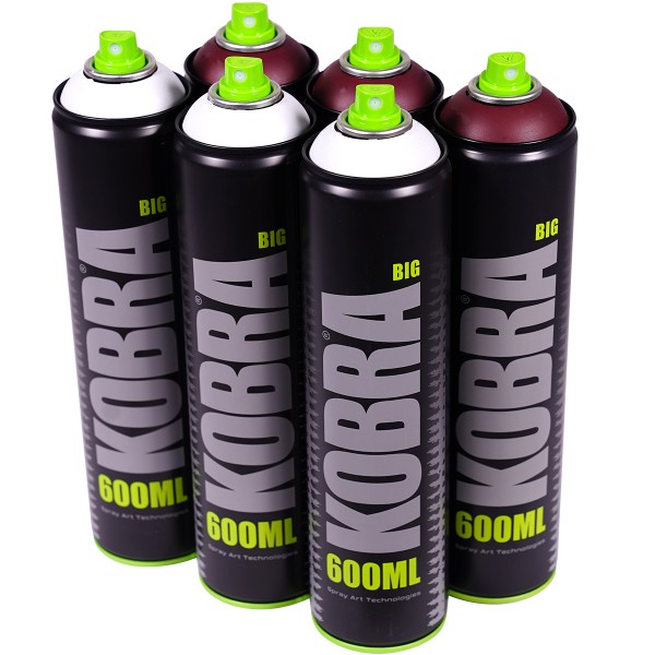 Kobra Big "Sixpack White + Big Red Wine 370" (6x600ml)