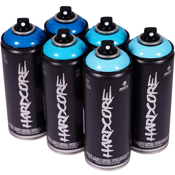 MTN Hardcore 2 "Multi Color Sixpack - Wave Tones" (6x400ml)