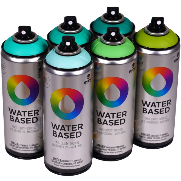 MTN Water Based "Sixpack Fresh Gum Tones" (6x400ml)