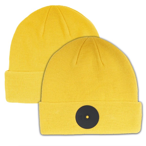 Mr. Serious "Fat Cap Series - Ultra Fat Cap Beanie" Yellow/Black