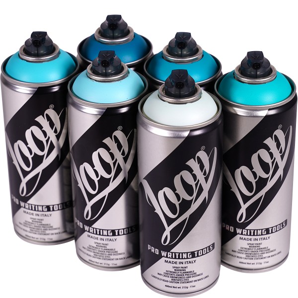 Loop "Multi Color Sixpack - Aquarius Tones" (6x400ml)