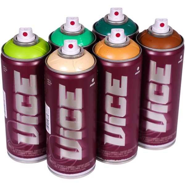 MTN "Vice" Sixpack Shiny Camo Tones (6x400ml)