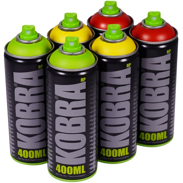 Kobra "New HP Sixpack Traffic Light Tones" (6x400ml)