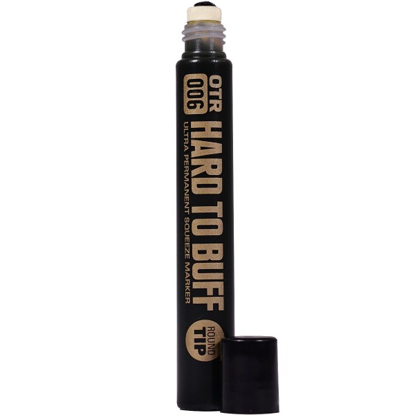 OTR.006 "Hard To Buff" Squeeze Marker (5mm) Black