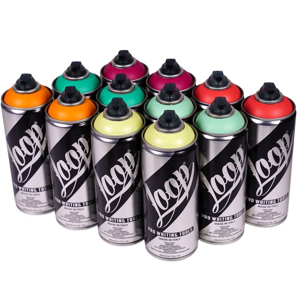 Loop "12er Paint Box - Tutti Frutti Tones" (12x400ml)