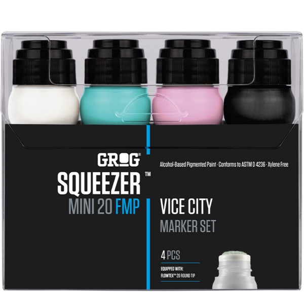 Grog "Squeezer Mini 20 FMP Marker Vice City 4er Set" (20mm)