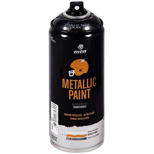 MTN Pro "Metallic Paint - Metallic Black" (400ml)