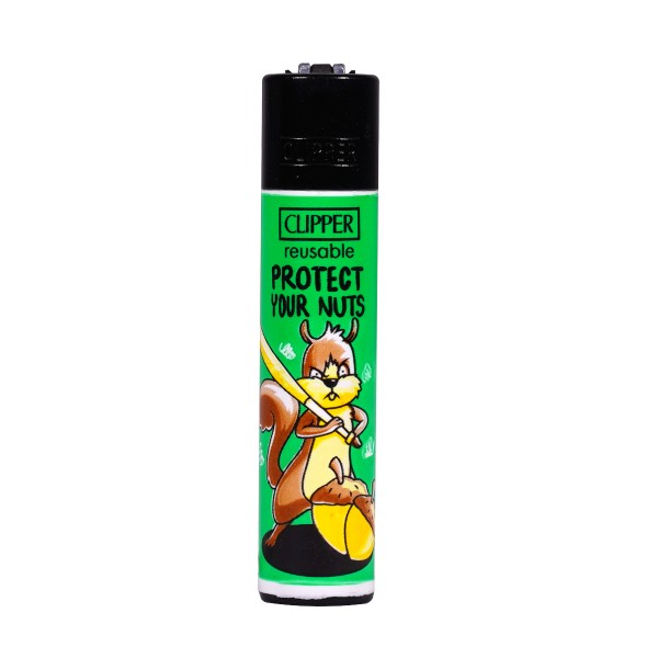 Clipper Feuerzeug "Protect your nuts"