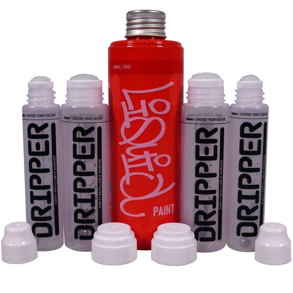 Dope "Liquid Refill Dripper" Red Set (5 Teile)