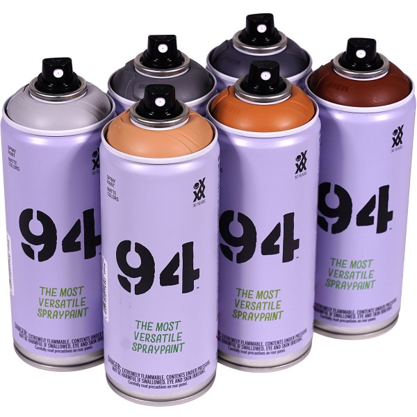 MTN 94 "Multi Color Sixpack - Mountain Tones" (6x400ml)