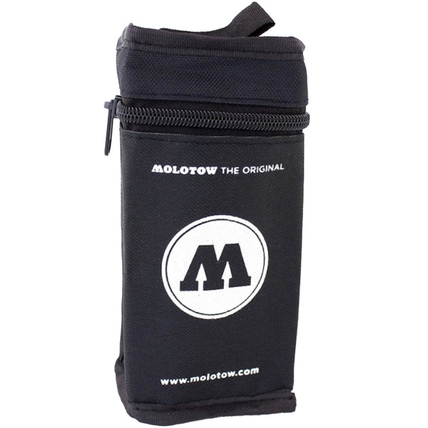 Molotow "Portable Bag" Markertasche mit Gürtelschlaufe (15 x 8cm) Black