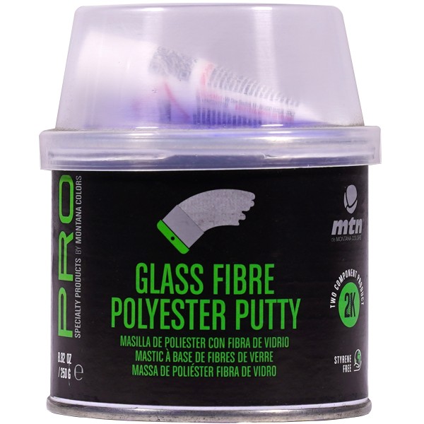 MTN Pro "Glass Fibre" 2K-Polyesterspachtel mit Fiberglas (250g)