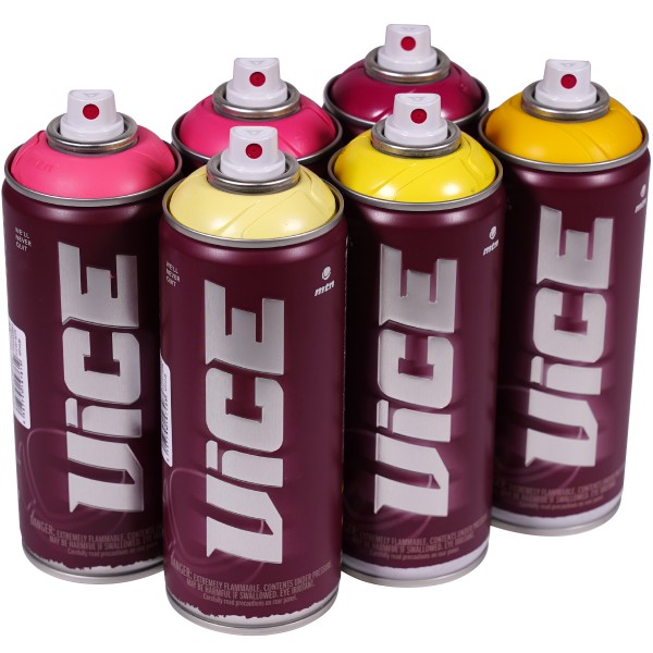 MTN "Vice" Sixpack Summer Splash Tones (6x400ml)