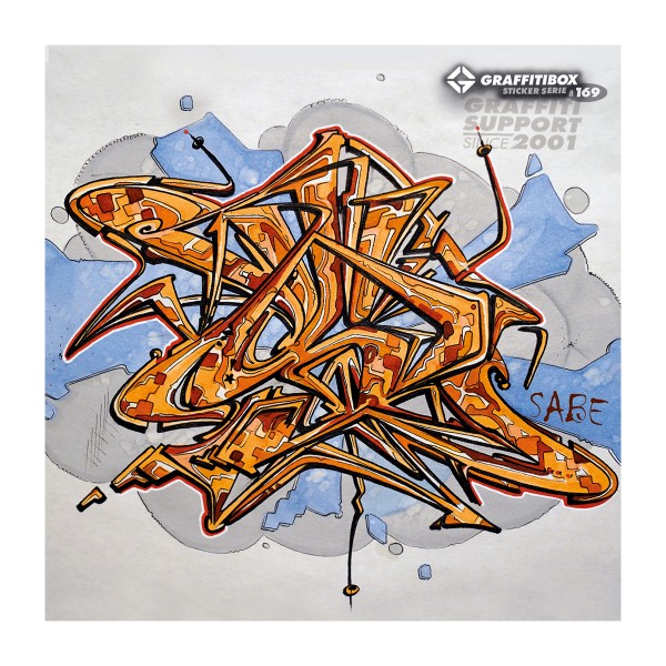 Super Deal "SABE SKETCH" Gbox Sticker Serie #169 (10x10cm)