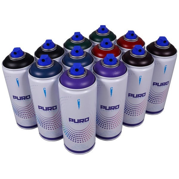 Clash "Puro" Water Based - Dark Night Tones (12x400ml)
