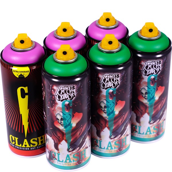 Clash "Paint Multi Color Sixpack Style Plant Tones" (6x400ml)