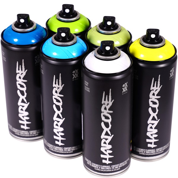 MTN Hardcore 2 "Multi Color Sixpack - Northern Light Tones" (6x400ml)