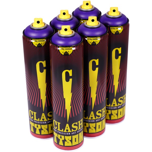 Clash Paint "Tyson One Color Sixpack - Boreal" (6x600ml)