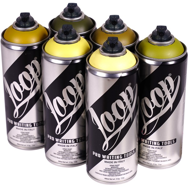 Loop "Multi Color Sixpack - Dirty Wood Tones" (6x400ml)