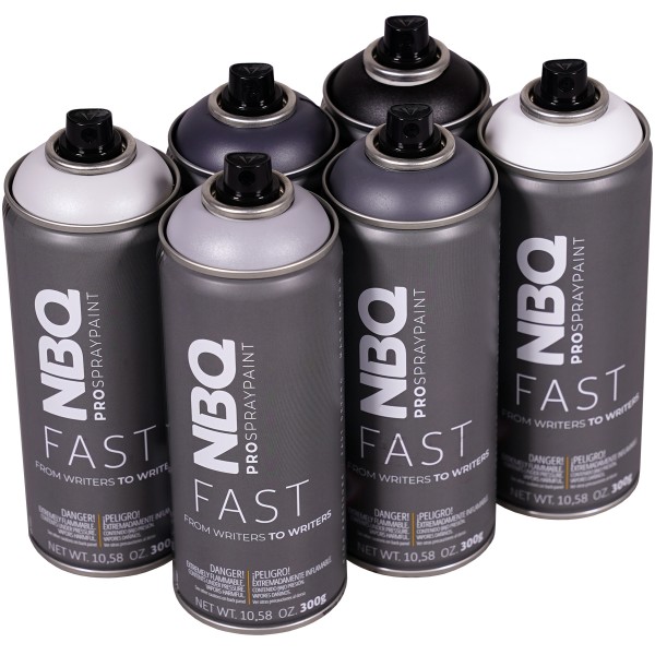 NBQ "New Fast" Sixpack Grey (6x400ml)