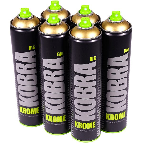 Kobra Big "New Gold One Color Sixpack" (6x600ml)