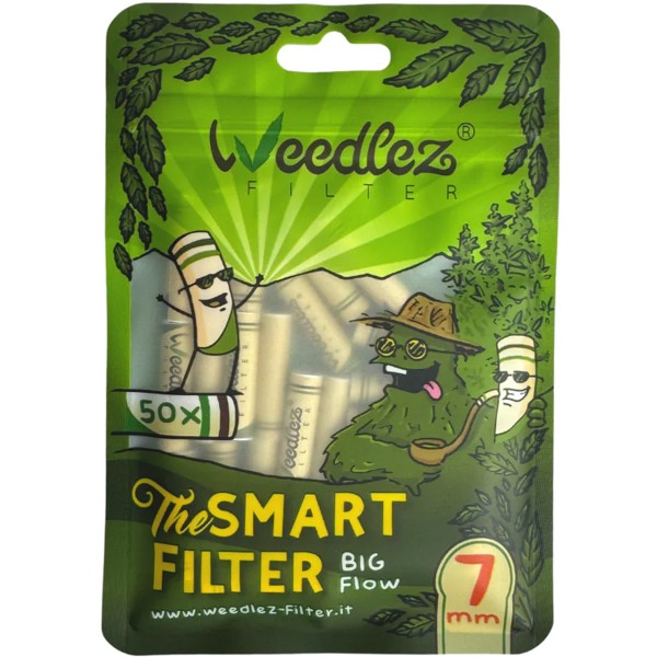 Weedlez Aktivkohlefilter "Big Flow 50er Pack" - Classic (7mm)