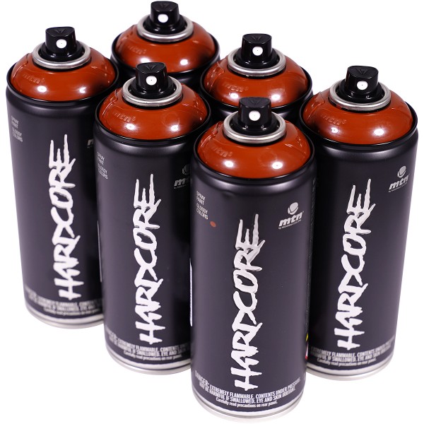 MTN Hardcore 2 "One Color Sixpack - Oxide Red RV-18" (6x400ml)