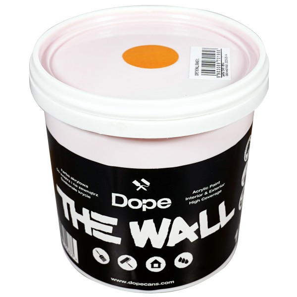 Dope Acryl Premium Wandfarbe "The Wall 1L" Orange