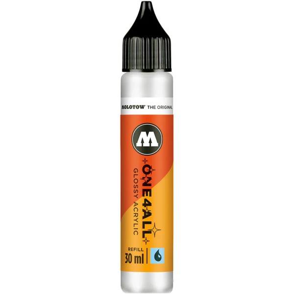 Molotow One4all "High Solid Premium Paint Refill Glossy" (30ml) White Glossy