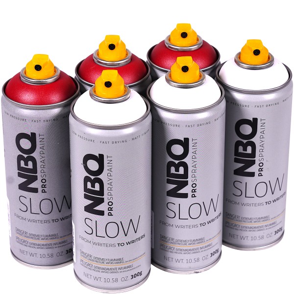 NBQ "New Slow" Sixpack White + N015 Calimocho Red (6x400ml)