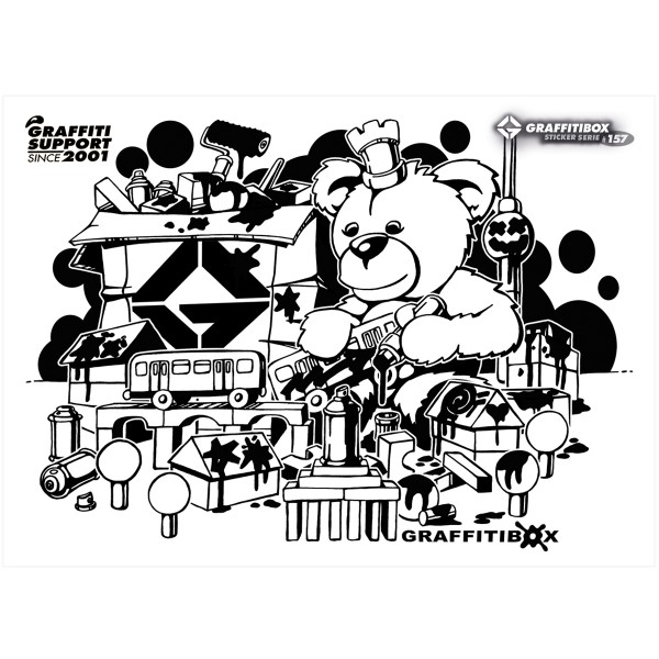 Super Deal "BÄRLIN" Gbox Sticker Serie #157 (10x15cm)